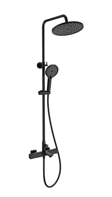 Душевая стойка Wonzon & Woghand SOLID WW-C3011-A-MB, матовая черная Sancos — официальный сайт