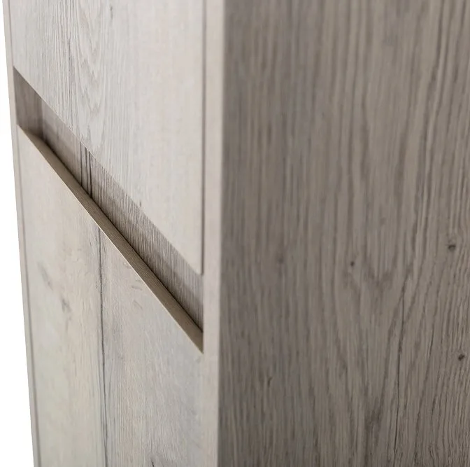 Шкаф-пенал для ванной BelBagno Kraft L rovere galifax bianco Sancos — официальный сайт