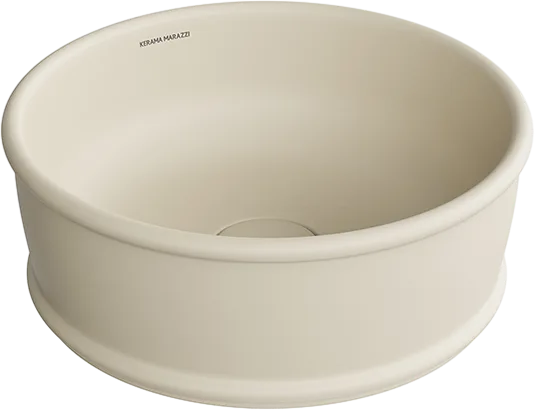 Накладная раковина KERAMA MARAZZI Circo 36 песочная матовая Sancos — официальный сайт