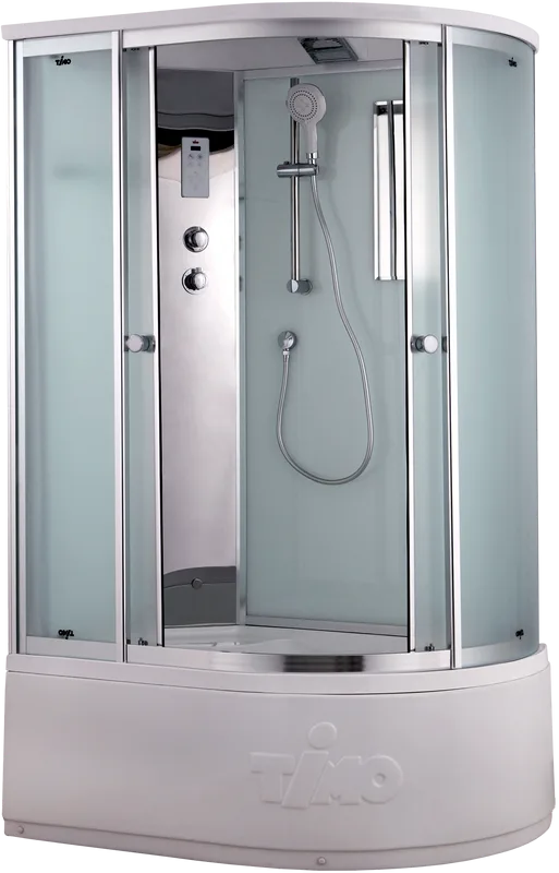 Душевая кабина Timo Comfort T-8820LC Clean Glass с высоким поддоном, с сиденьем Sancos — официальный сайт