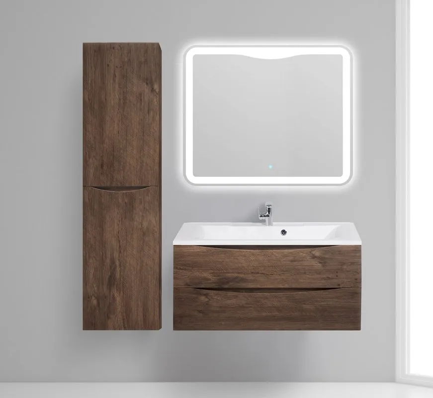 Шкаф-пенал для ванной BelBagno Fly -Marino L rovere moro Sancos — официальный сайт