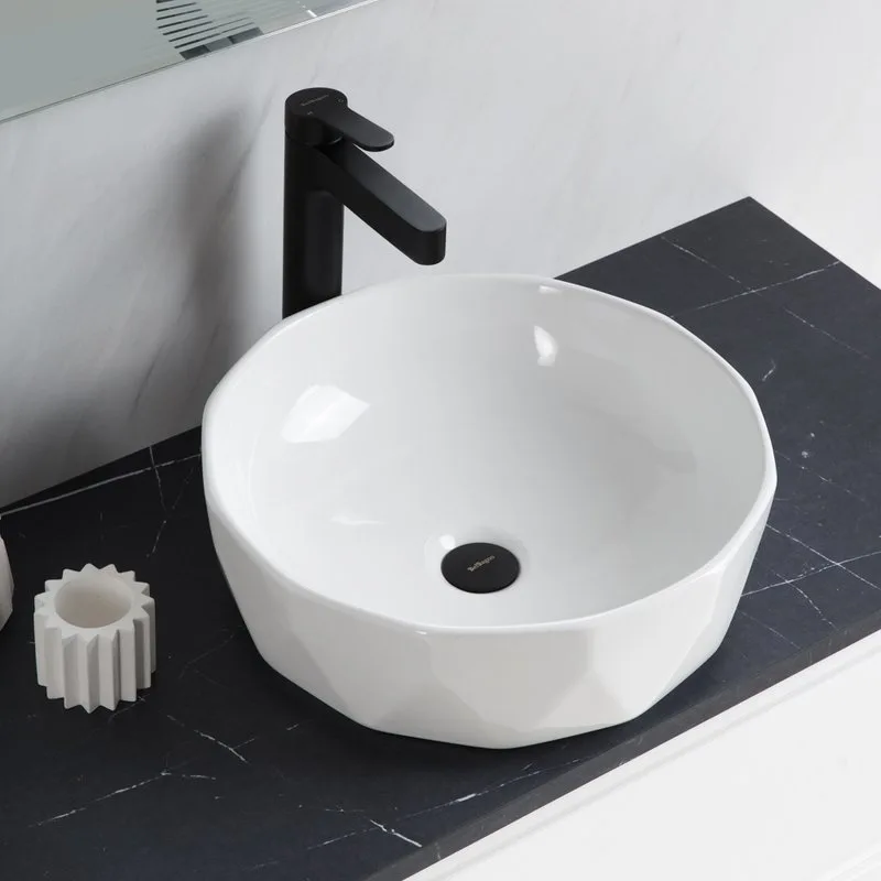 Накладная раковина BelBagno BB1409 41 белая Sancos — официальный сайт
