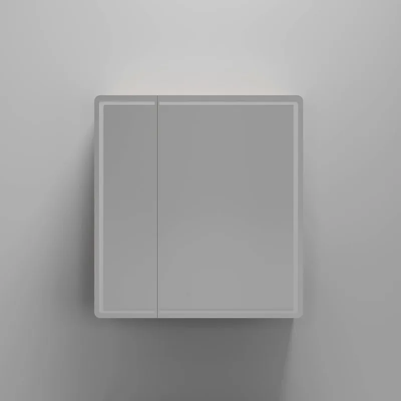 Зеркало-шкаф Sancos Mirror 70 с подсветкой, дуб галифакс натуральный Sancos — официальный сайт