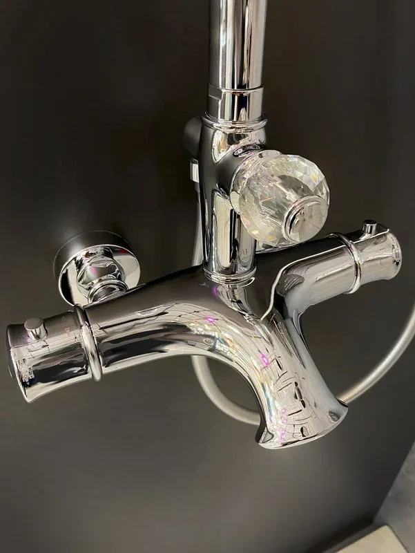 Душевая стойка AltroBagno Beatrice 030406 Cr, хром Sancos — официальный сайт