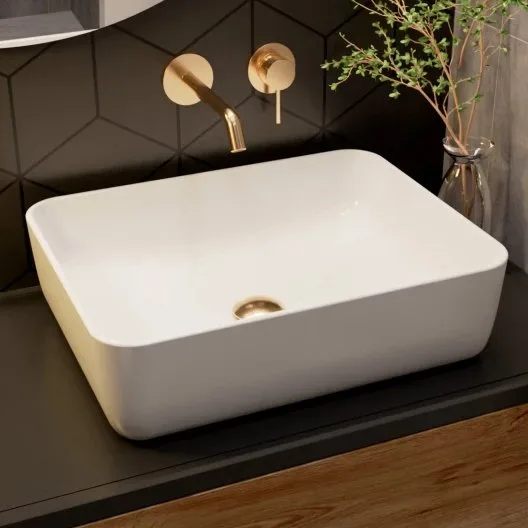 Смеситель для раковины AQUAme Siena AQM6215GG С ВНУТРЕННЕЙ ЧАСТЬЮ, глянцевое золото Sancos — официальный сайт