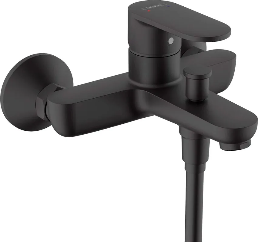 Смеситель для ванны с душем Hansgrohe Vernis Blend 71440670, черный Sancos — официальный сайт