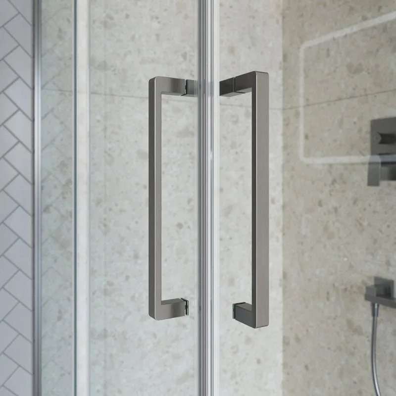 Душевой уголок BelBagno Marino 2 AH-2-120/90-C-GM 120x90, профиль оружейная сталь, стекло прозрачное Sancos — официальный сайт