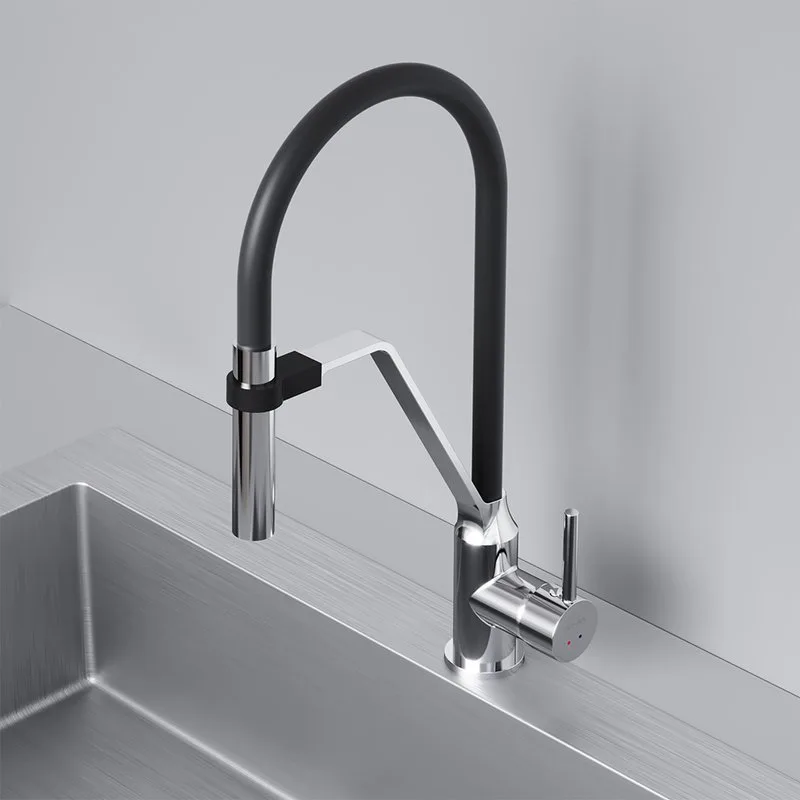 Смеситель для кухни AM.PM Like F8013000 с гибким изливом Sancos — официальный сайт