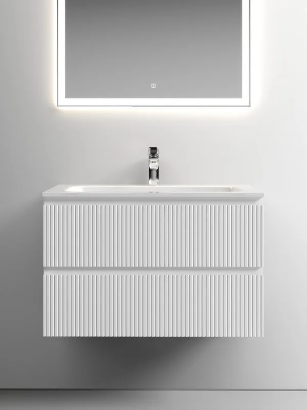 Тумба под раковину Sancos Snob T 80 подвесная Bianco (белый), SNT80W Sancos — официальный сайт