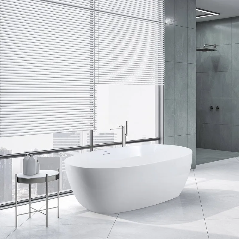 Акриловая ванна BelBagno BB414 170x80 см, отдельностоящая, белая, овальная, со сливом-переливом Sancos — официальный сайт