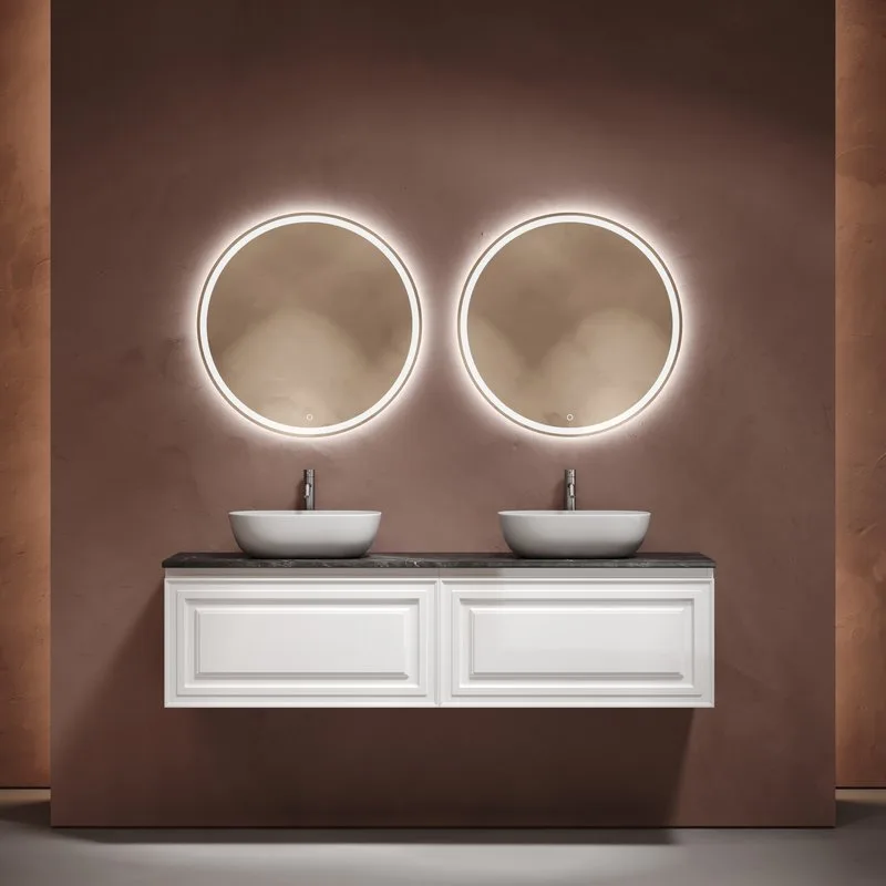 Тумба с раковиной Sancos Very 160 bianco, столешница черный мрамор TT160A1X, раковина CN6009 Sancos — официальный сайт