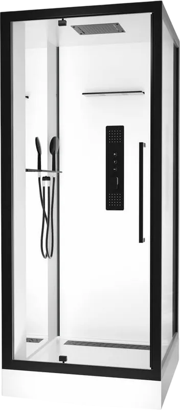 Душевая кабина Black&White Galaxy G8022 900х900х2170, с низким поддоном Sancos — официальный сайт