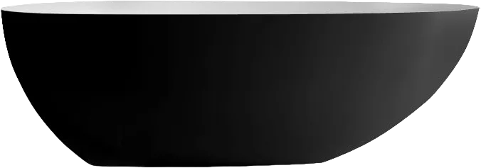Акриловая ванна Abber AB9211MB 170x80 см, отдельностоящая, черная матовая, овальная, с каркасом, со  Sancos — официальный сайт