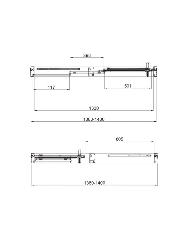 Душевая дверь в нишу Veconi Premium Prato 300 CH-L 140, профиль матовый хром, стекло прозрачное Sancos — официальный сайт