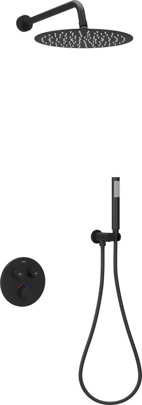 Душевой комплект Sancos Link SC3005MB, черный матовый, С ВНУТРЕННЕЙ ЧАСТЬЮ Sancos — официальный сайт