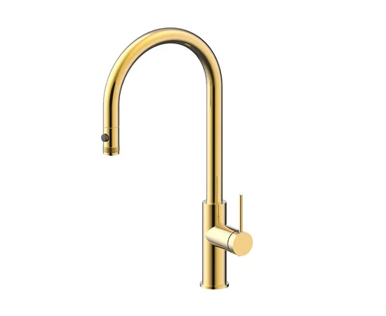 Смеситель для кухни Paulmark Galant Ga213077-LG, светлое золото Sancos — официальный сайт