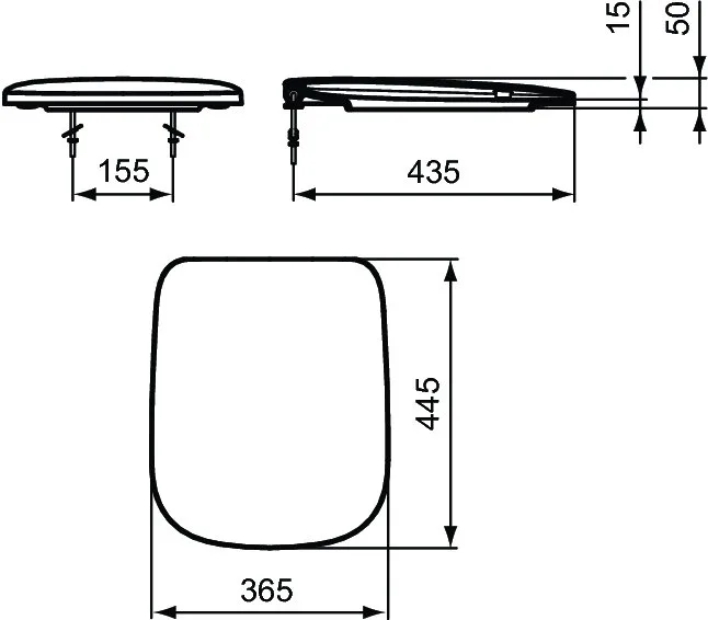Крышка-сиденье Ideal Standard Esedra T318101 с микролифтом Sancos — официальный сайт