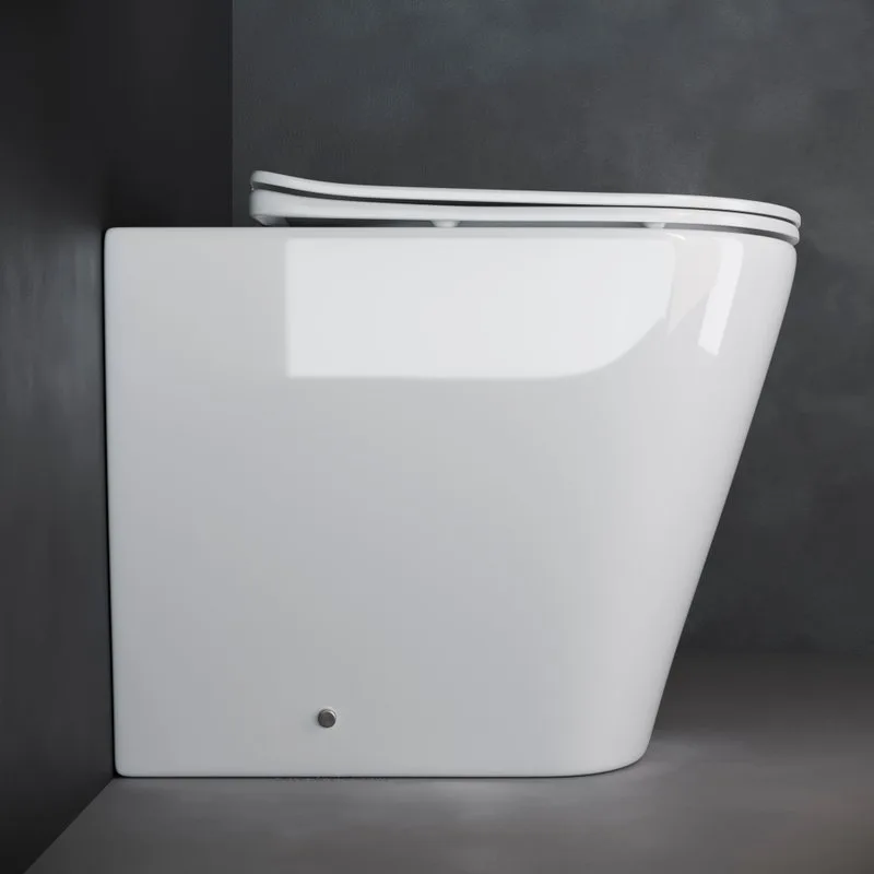 Унитаз приставной напольный Ceramicanova Highlight Rimless CN1812 Sancos — официальный сайт