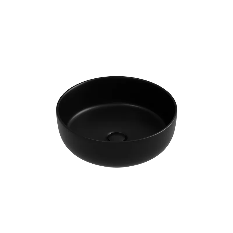 Накладная раковина Ceramicanova Taycan CN12003MB 37х37 матовая черная Sancos — официальный сайт