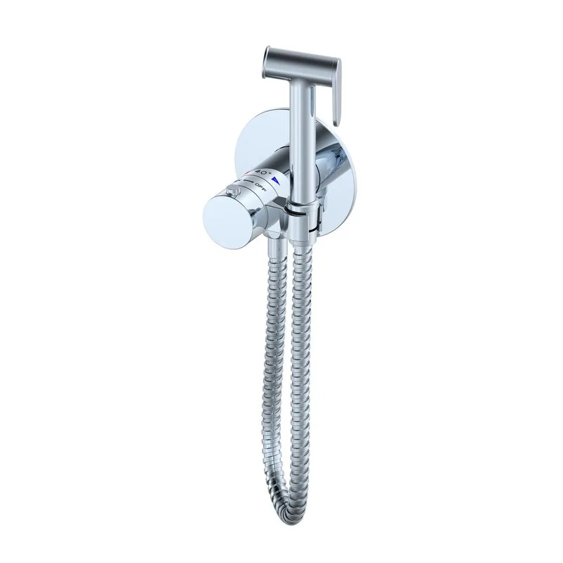 Гигиенический душ Oliveeka Y OL-829909-CR С ВНУТРЕННЕЙ ЧАСТЬЮ, термостат, хром Sancos — официальный сайт