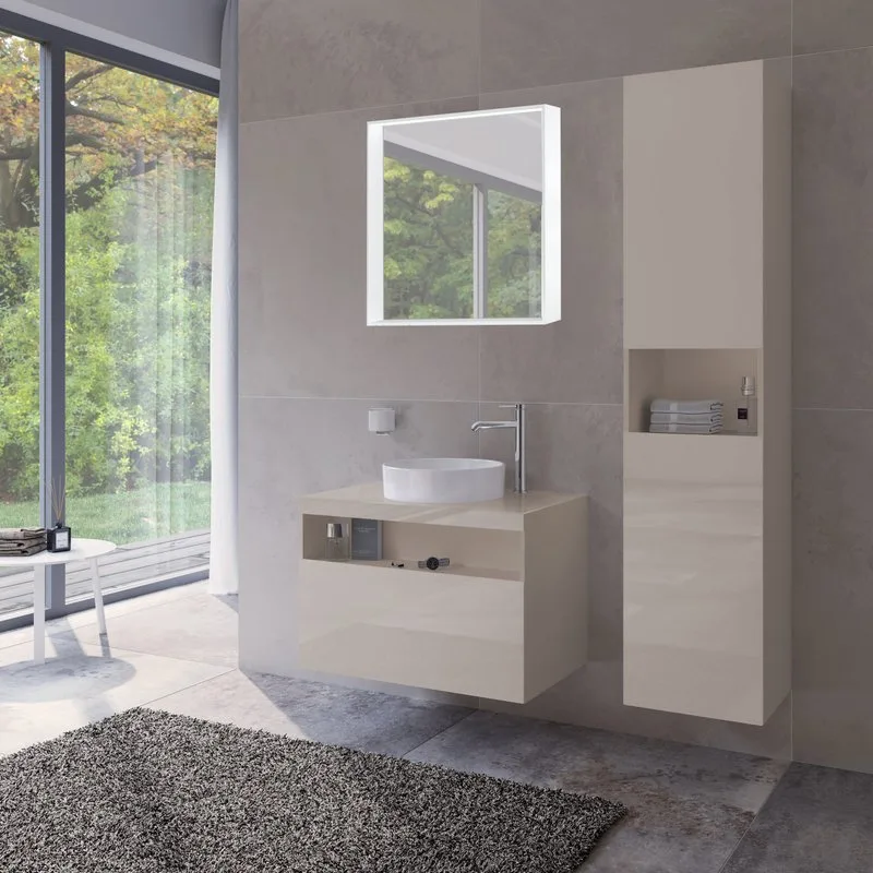 Шкаф-пенал для ванной Keuco Stageline 32831 R, кашемир Sancos — официальный сайт