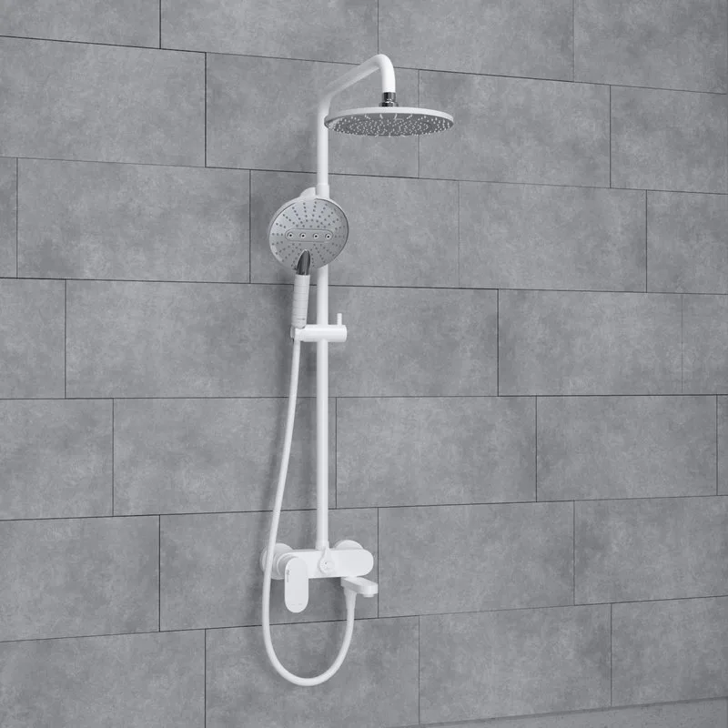 Душевая стойка Wasserkraft Mindel 8500 A185.067.059.WM, белая Sancos — официальный сайт