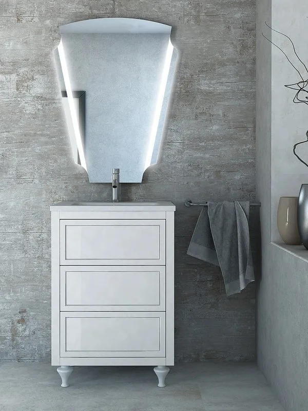 Зеркало Cezares 70х92 с LED-подсветкой, с антизапотевателем Sancos — официальный сайт