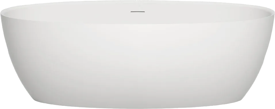 Ванна из искусственного камня Salini Alda S-Sense 160x70 см, отдельностоящая, белая, овальная, со сл Sancos — официальный сайт