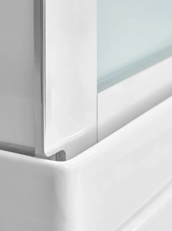 Душевая кабина DTO D08S 80х80, LED, профиль хром, стекло матовое Sancos — официальный сайт
