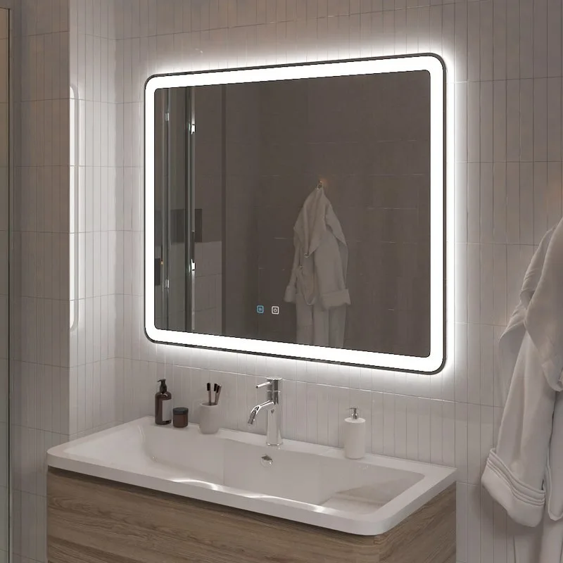 Зеркало BelBagno Marino SPC-MAR-1000-800-LED-TCH-SND с голосовым управлением и подогревом Sancos — официальный сайт