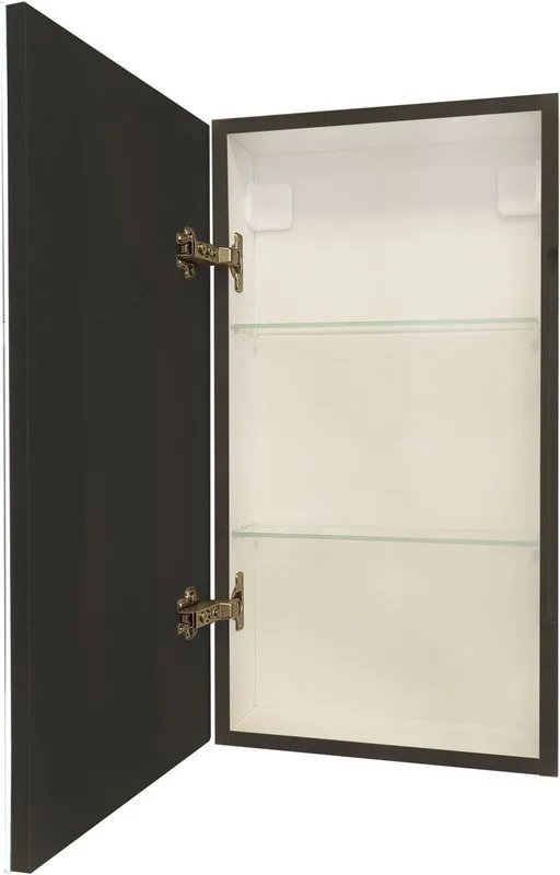 Зеркало-шкаф Art&Max Techno 35 L с подсветкой, черное Sancos — официальный сайт