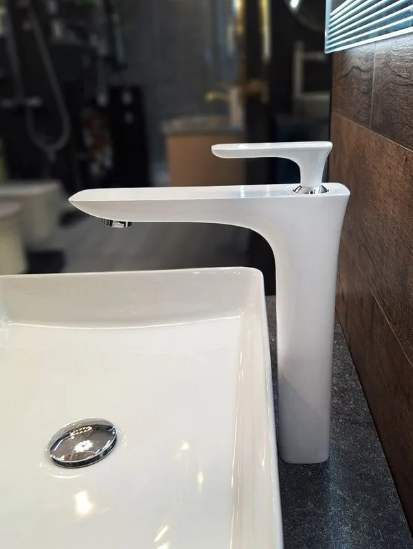Смеситель для раковины AltroBagno Aperto 010207 Bi белый Sancos — официальный сайт