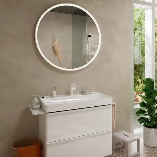 Смеситель для раковины Hansgrohe Tecturis S Fine 110 CoolStart 73320700 матовый белый Sancos — официальный сайт