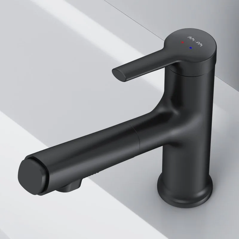 Смеситель для раковины AM.PM X-Joy S F85B02922 черный Sancos — официальный сайт