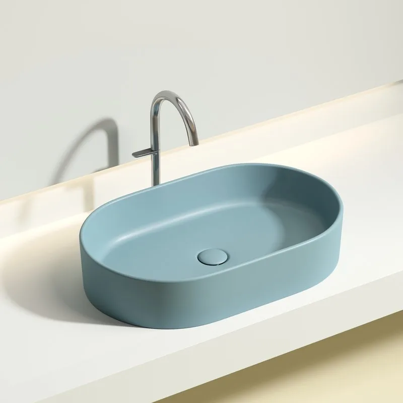 Накладная раковина Ceramicanova Element CN6048MLG зеленая матовая Sancos — официальный сайт