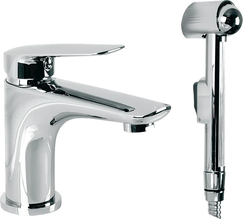 Смеситель для раковины Migliore Laguna 26082 с гигиеническим душем хром Sancos — официальный сайт