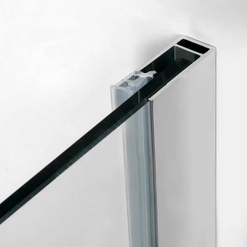 Душевой уголок Wasserkraft Leine 35P38 100x100 см, профиль серебристый, стекло прозрачное Sancos — официальный сайт