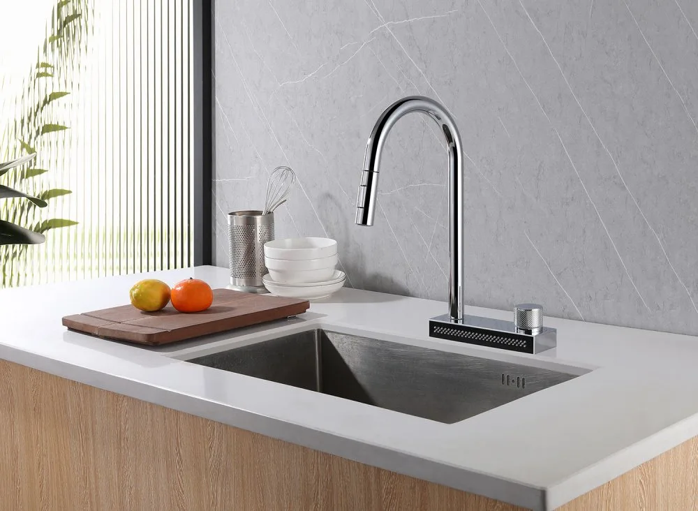 Смеситель для кухни Abber Wasser Kreis AF8114, хром Sancos — официальный сайт