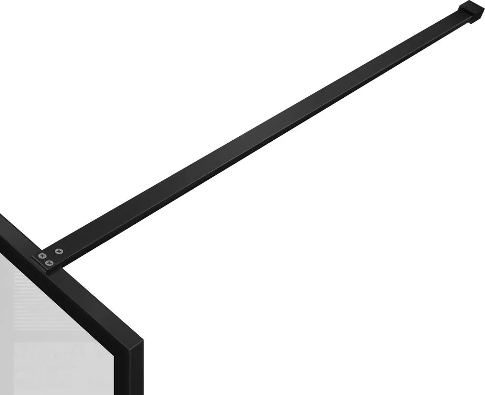 Душевая перегородка Vincea Walk-in HP Art VSW-1HP100FLB 100 см, профиль матовый черный, стекло рифле Sancos — официальный сайт