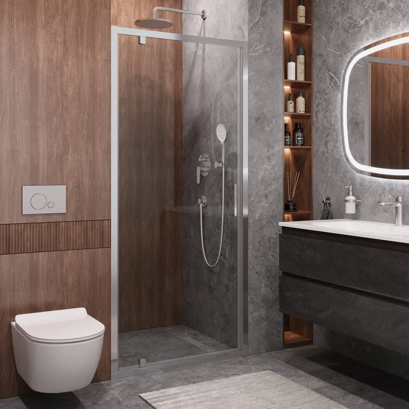 Душевая дверь в нишу Cezares Molveno BA 1 90 C Cr IV Sancos — официальный сайт