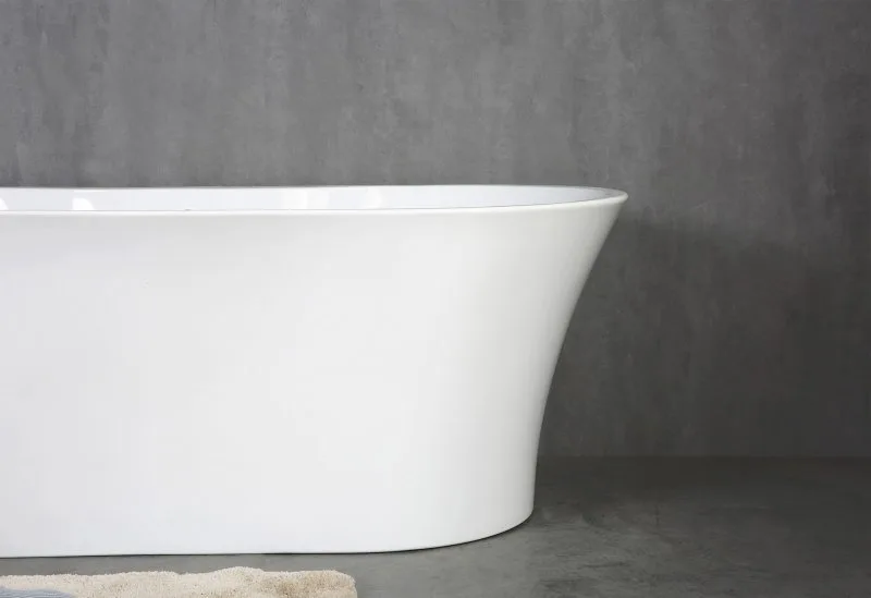 Акриловая ванна BelBagno BB201-1500-800 без опоры 150x80 см, отдельностоящая, белая, овальная, со сл Sancos — официальный сайт