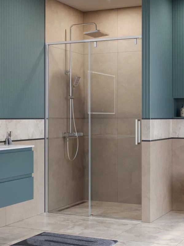 Душевая дверь в нишу BelBagno Soft Close-1 BF-1-120-C-Cr профиль хром Sancos — официальный сайт