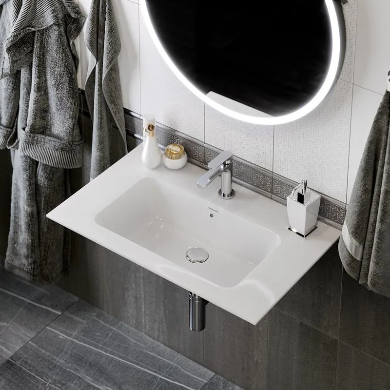 Мебельная раковина KERAMA MARAZZI Piano 75 Sancos — официальный сайт