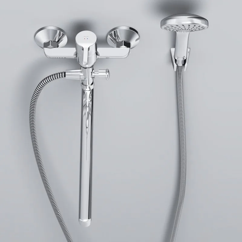 Смеситель с длинным изливом для ванны AM.PM X-Joy S F85B90100, хром Sancos — официальный сайт