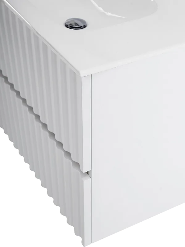 Тумба под раковину без столешницы Art&Max Elegant 60 подвесная, белая глянцевая Sancos — официальный сайт