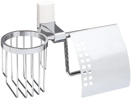 Держатель туалетной бумаги Wasserkraft Leine White K-5059White с держателем освежителя воздуха Sancos — официальный сайт
