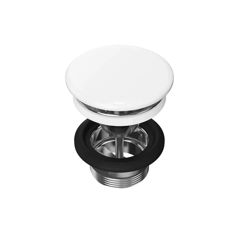 Донный клапан для раковины KERAMA MARAZZI DRR.2/WHT белый глянцевый Sancos — официальный сайт