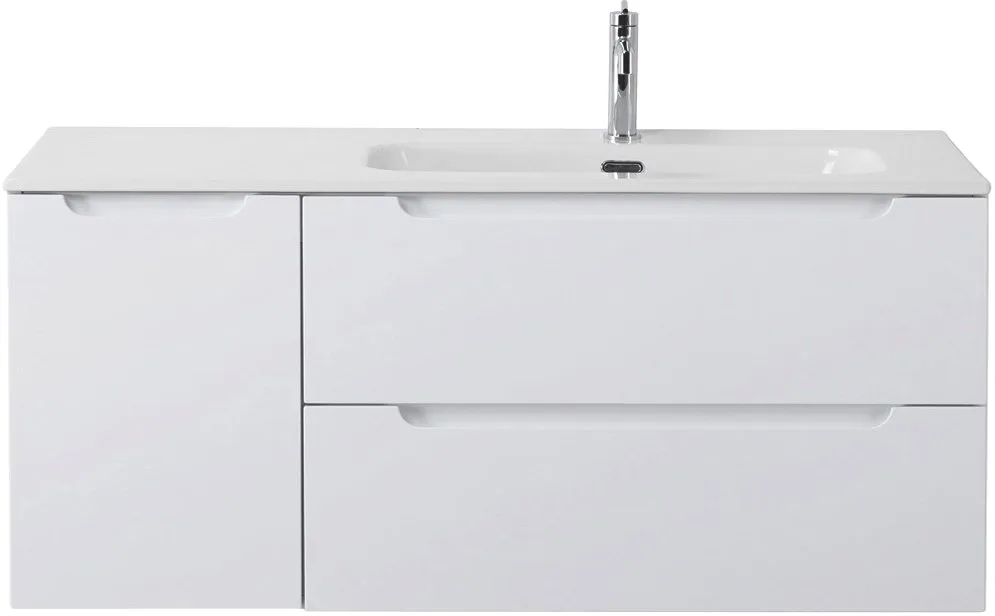 Тумба под раковину без столешницы BelBagno Etna 120 R 2 ящика, дверца, bianco lucido Sancos — официальный сайт