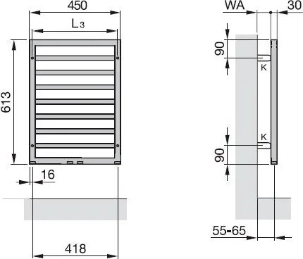 Полотенцесушитель водяной Zehnder Subway SUBI-060-045, нержавеющая сталь Sancos — официальный сайт