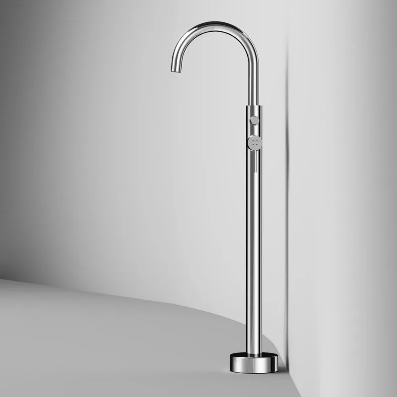 Напольный смеситель для ванны с душем AM.PM Sense F7514100 Sancos — официальный сайт